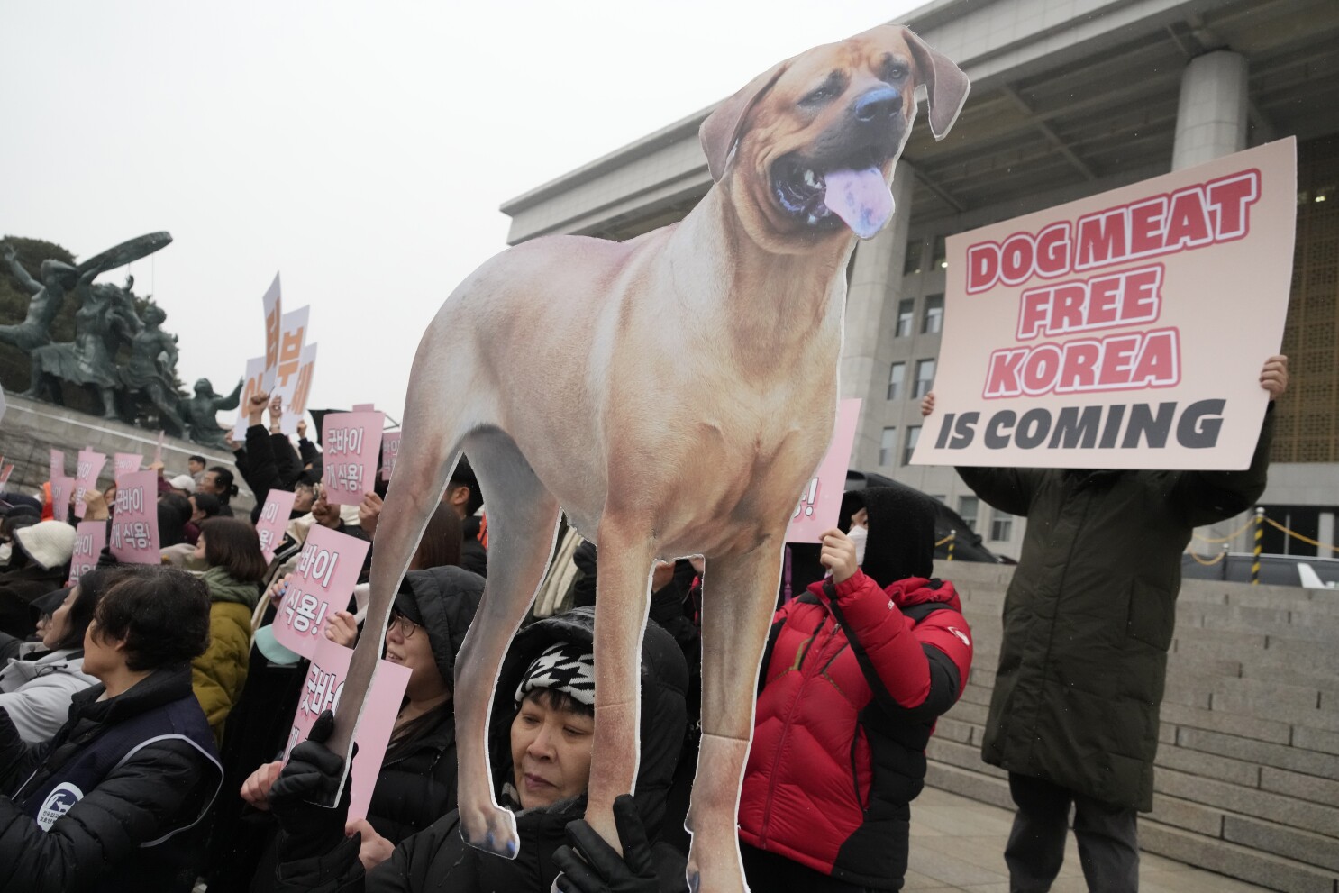 Korean dog meat shop
